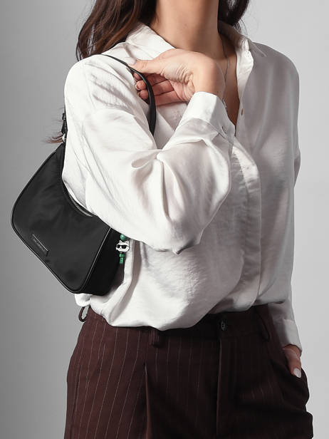 Schoudertas K Ikon Gerecycleerd Polyester Karl lagerfeld Zwart k ikon B1W32068 ander zicht 1